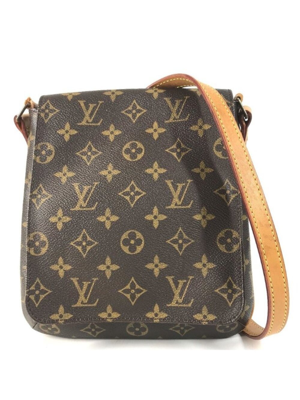Louis Vuitton Shoulder Bag Musette Salsa Long Monogram Canvas Brown